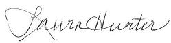 laura hunter signature